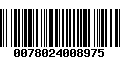 Código de Barras 0078024008975