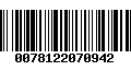 Código de Barras 0078122070942