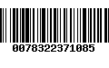 Código de Barras 0078322371085