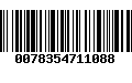Código de Barras 0078354711088