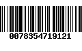 Código de Barras 0078354719121
