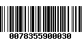 Código de Barras 0078355900030