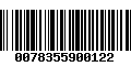 Código de Barras 0078355900122