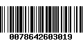 Código de Barras 0078642603019