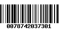 Código de Barras 0078742037301