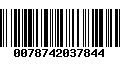 Código de Barras 0078742037844