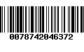 Código de Barras 0078742046372