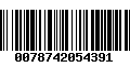 Código de Barras 0078742054391