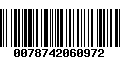 Código de Barras 0078742060972