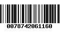 Código de Barras 0078742061160