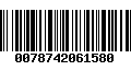 Código de Barras 0078742061580