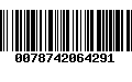 Código de Barras 0078742064291