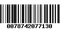 Código de Barras 0078742077130