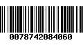 Código de Barras 0078742084060