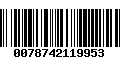 Código de Barras 0078742119953