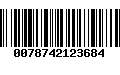 Código de Barras 0078742123684