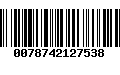 Código de Barras 0078742127538