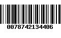 Código de Barras 0078742134406