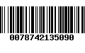 Código de Barras 0078742135090