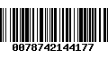 Código de Barras 0078742144177