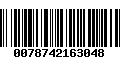 Código de Barras 0078742163048