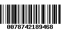 Código de Barras 0078742189468