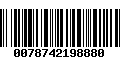 Código de Barras 0078742198880