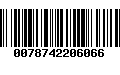 Código de Barras 0078742206066