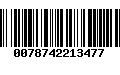 Código de Barras 0078742213477