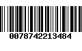 Código de Barras 0078742213484