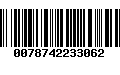 Código de Barras 0078742233062