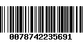 Código de Barras 0078742235691