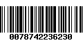 Código de Barras 0078742236230