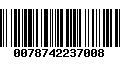 Código de Barras 0078742237008