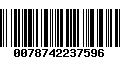 Código de Barras 0078742237596