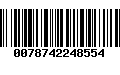 Código de Barras 0078742248554