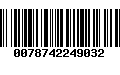 Código de Barras 0078742249032