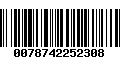 Código de Barras 0078742252308