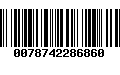 Código de Barras 0078742286860