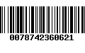 Código de Barras 0078742360621