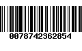 Código de Barras 0078742362854