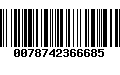 Código de Barras 0078742366685