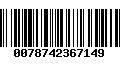 Código de Barras 0078742367149