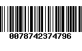 Código de Barras 0078742374796
