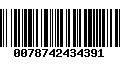 Código de Barras 0078742434391