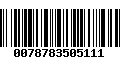 Código de Barras 0078783505111