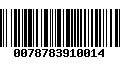 Código de Barras 0078783910014