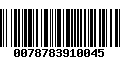 Código de Barras 0078783910045