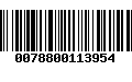 Código de Barras 0078800113954