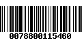 Código de Barras 0078800115460